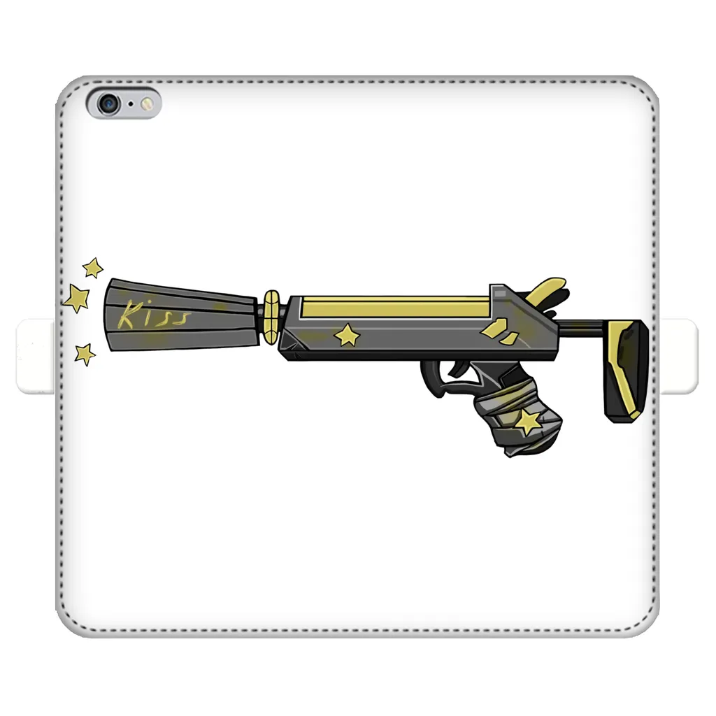 Yellow Weapon Fully Printed Wallet Cases