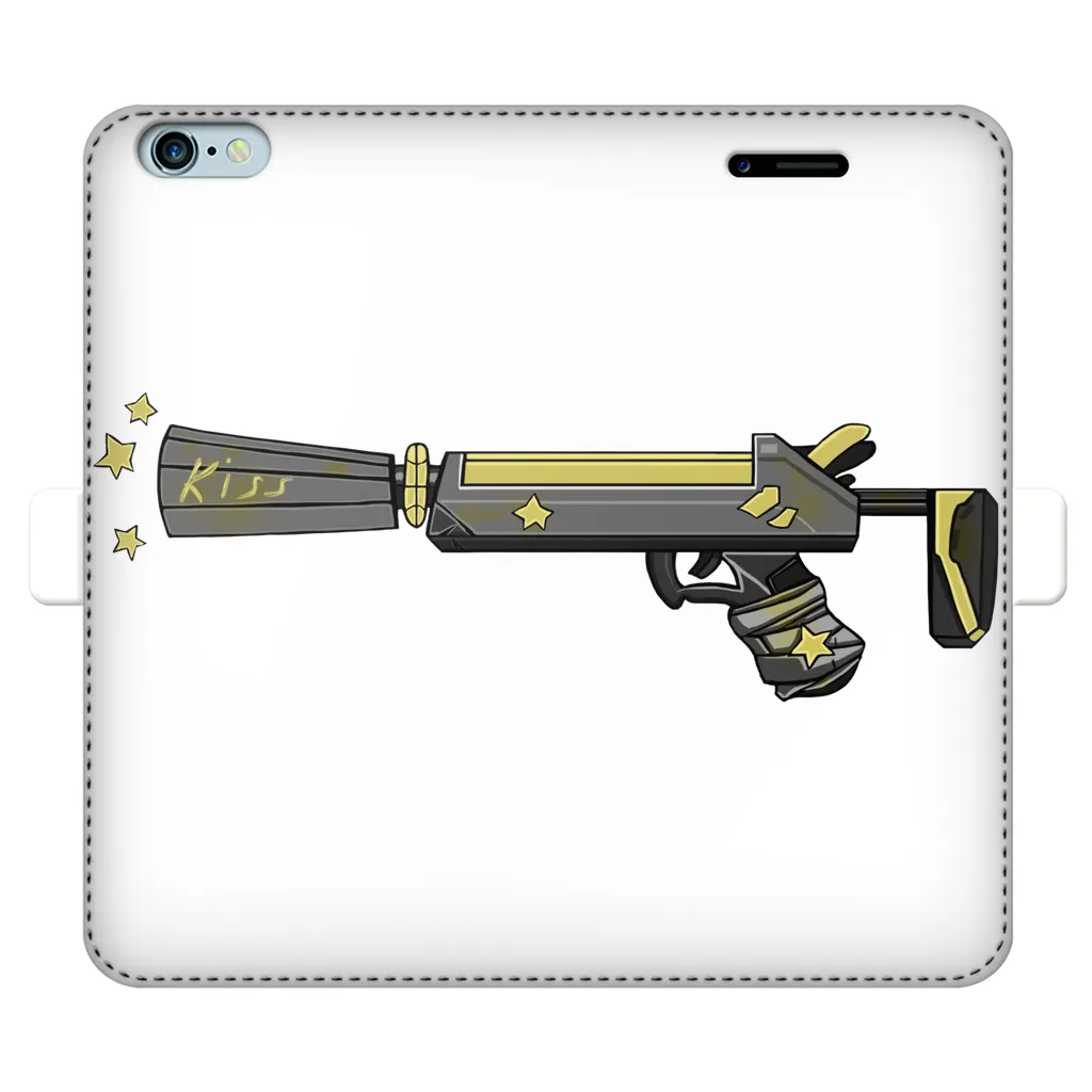 Yellow Weapon Fully Printed Wallet Cases